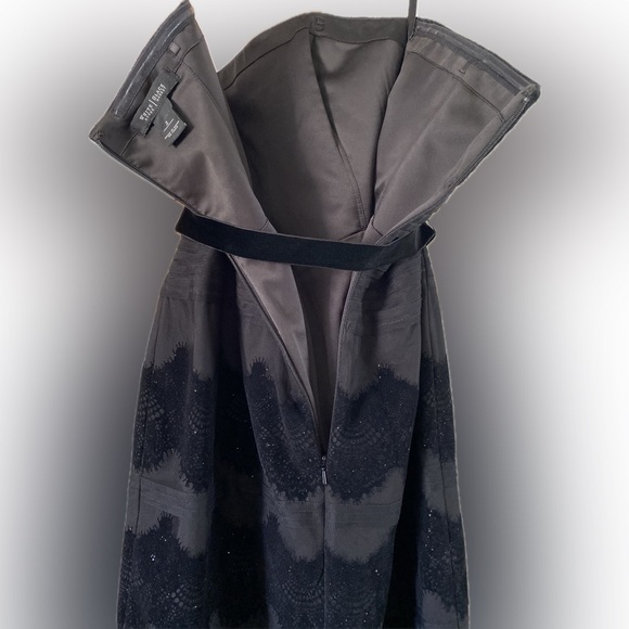 Sold!!!!!White House Black Market Lace Black Cocktail Dress - Picture 6 of 8